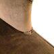 Chaise longue vintage / fauteuil / méridienne avec franges