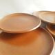 Set of 6 vintage Brenne Grès stoneware dinner plates from France