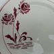 Six assiettes plates en faïence