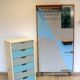 Entrance dressing room by Drevotvar, Czechoslovakia, 1960.