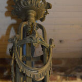 Lustre en bronze style louis XVI