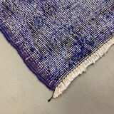 Distressed Overdyed Turkish Rug 210x154 cm