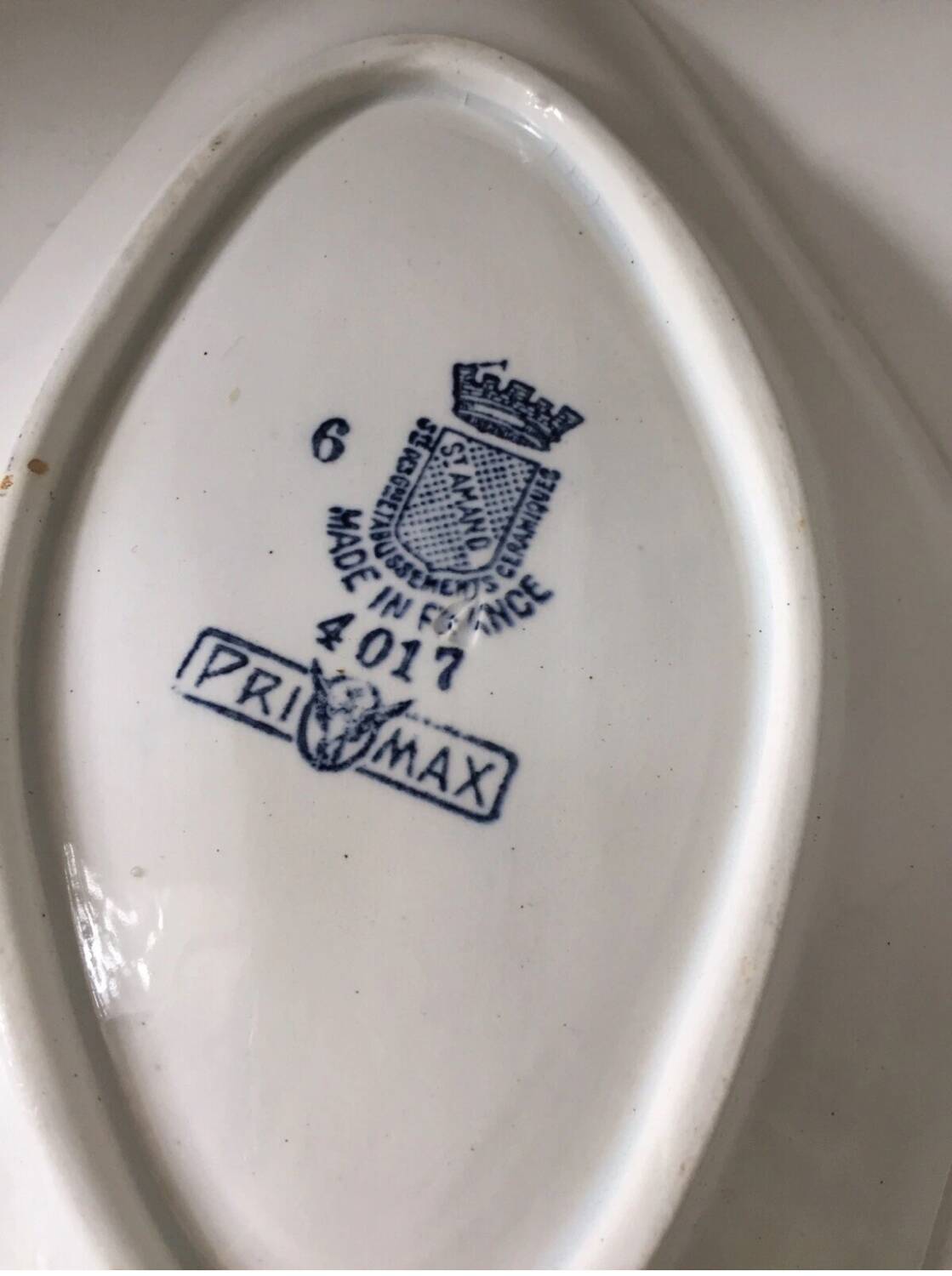 Former Earthenware St Amand Primax 19th Century Ravier