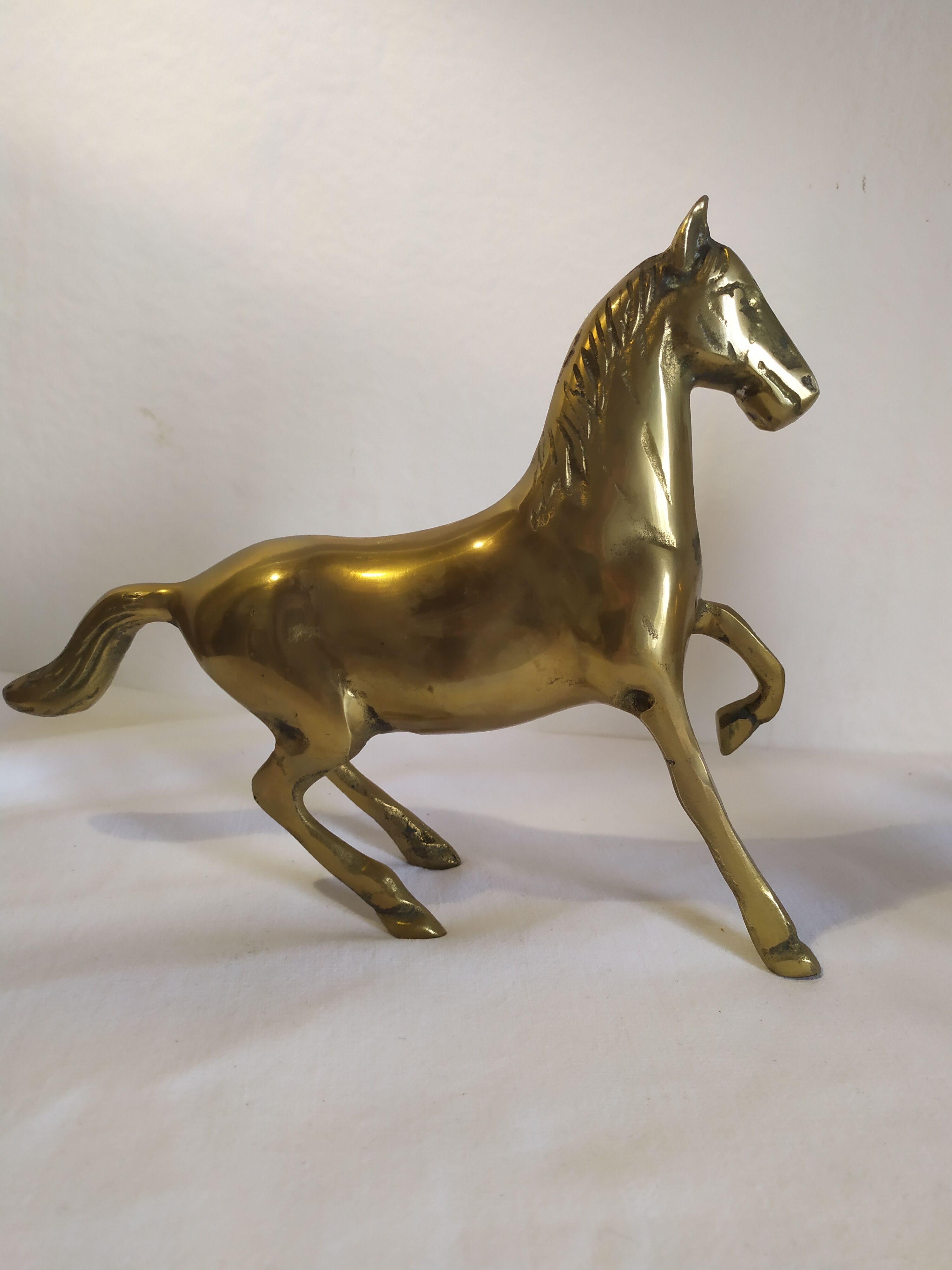 Brass horses