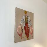 Painting - "The Fisherman" in linen