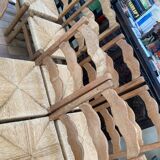 Table ronde bois et verre