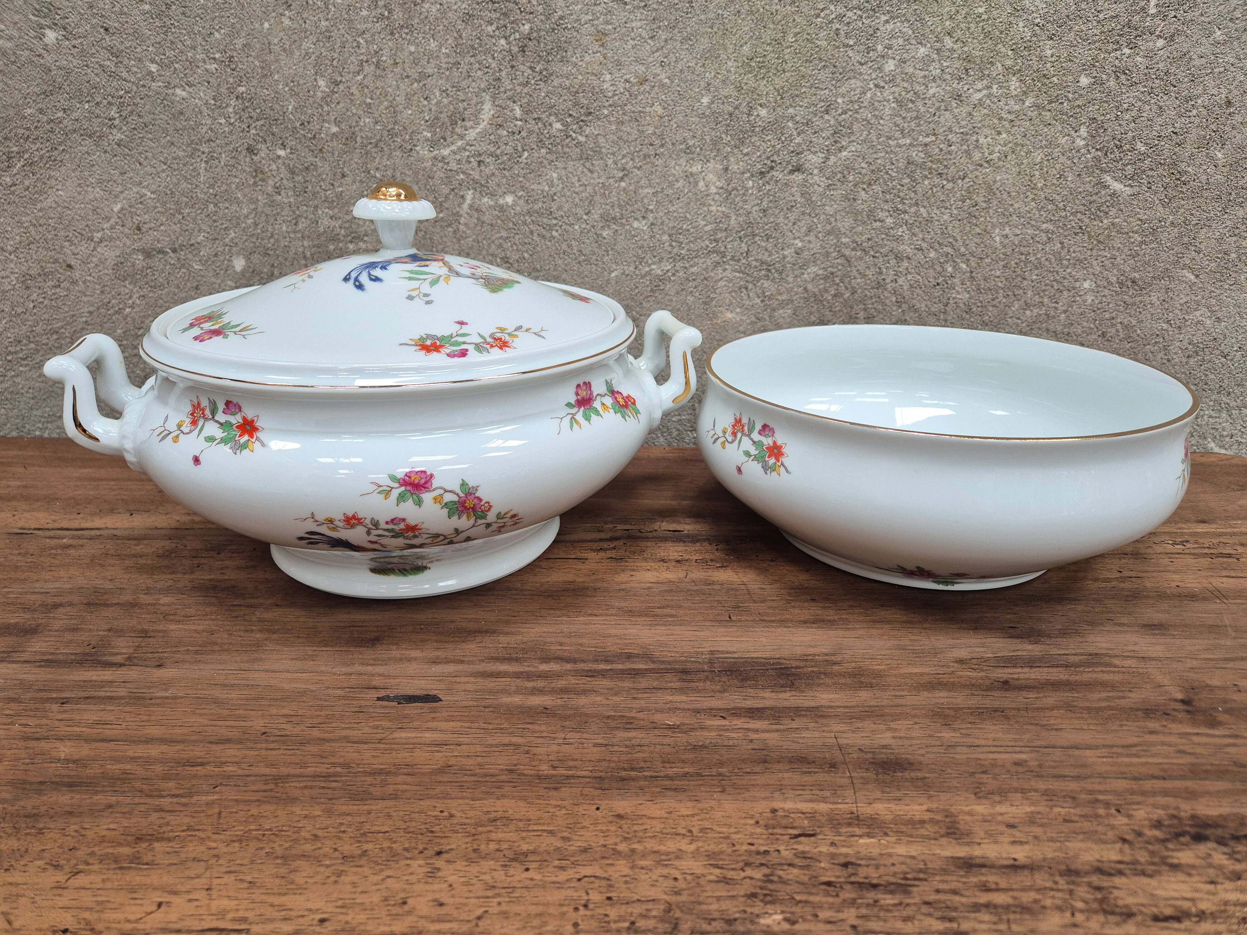 Limoges porcelain tableware