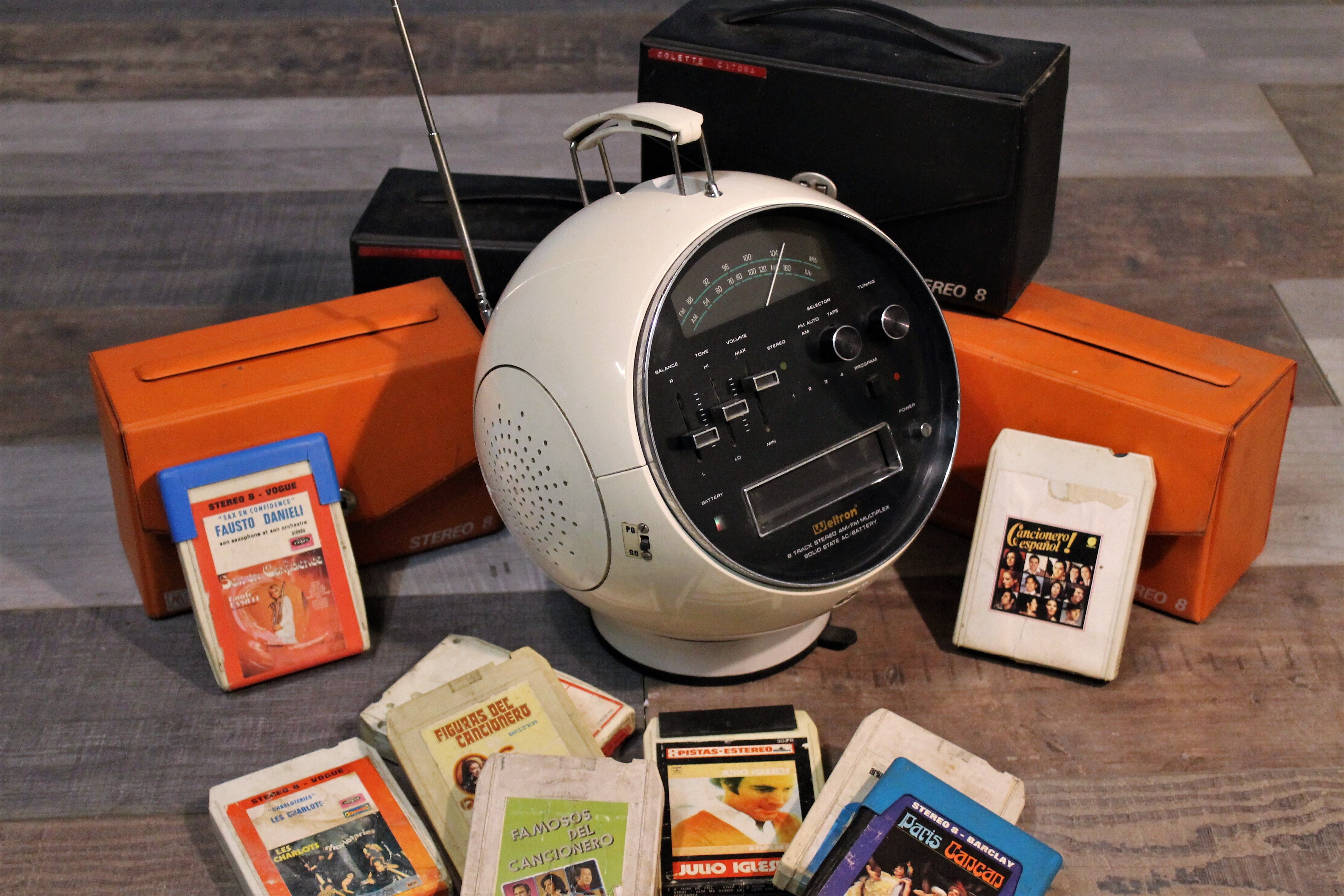Poste radio 8 pistes Weltron 2001 années 70