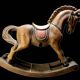 Cheval à bascule vintage en bois Clayre & Eef