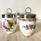 English porcelain pots cooked-egg