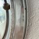 Round convex metal mirror in English style 1900