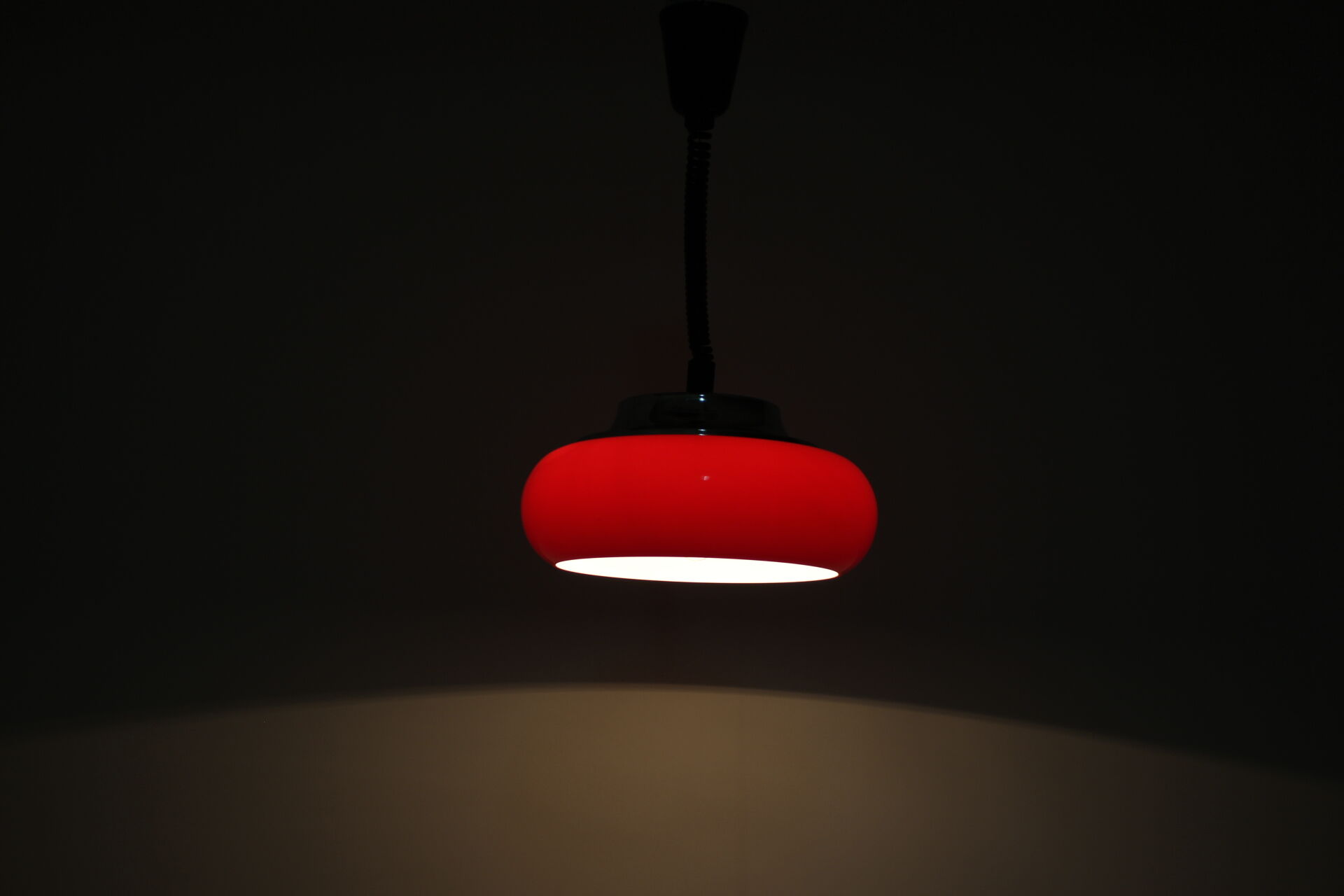 Midcentury Pendant Meblo Designed by Harvey Guzzini, Italy, 1970s