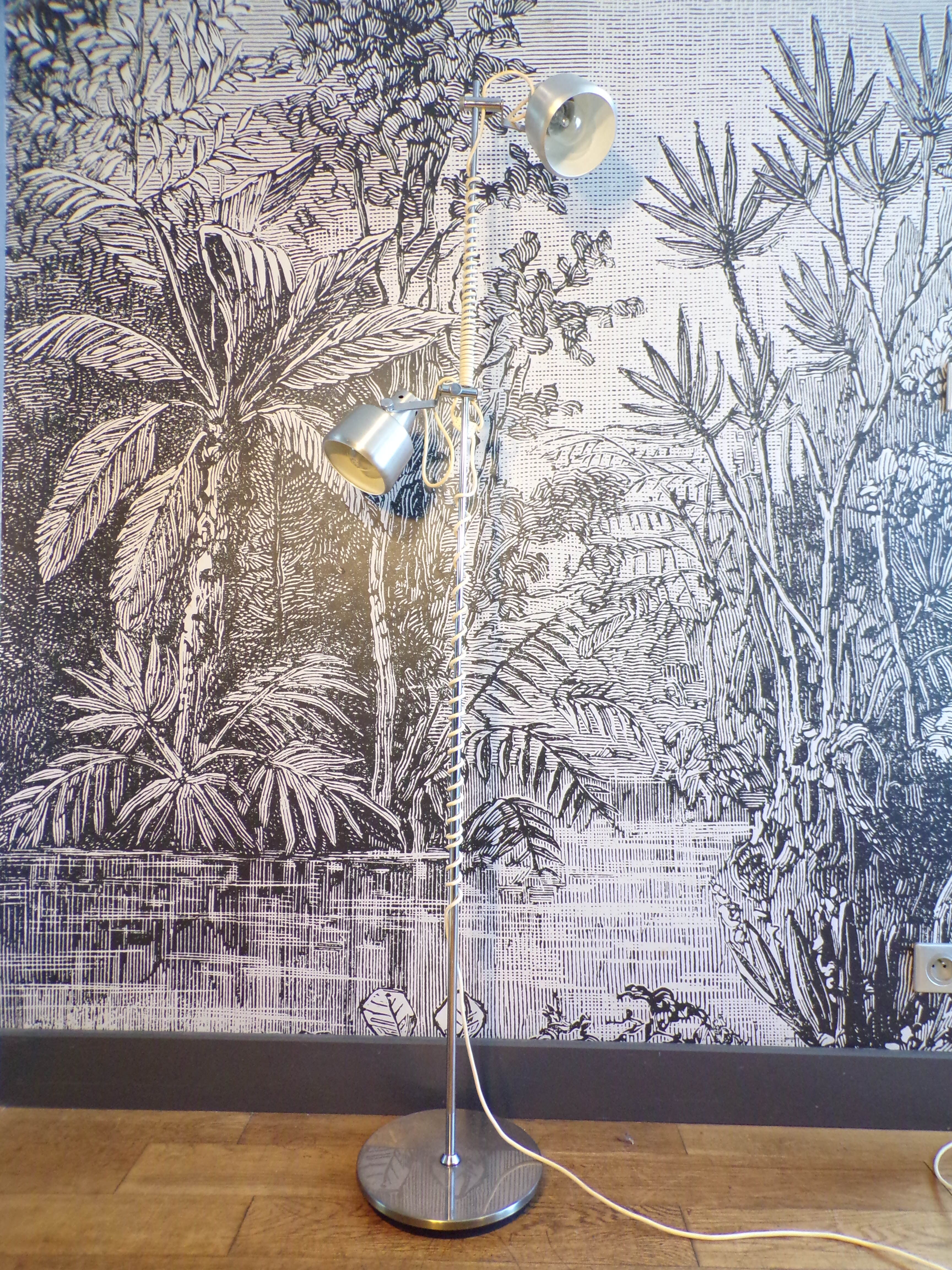 Lampadaire 1970 2 feux