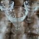 6 vintage Duralex stemmed glasses