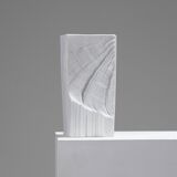 Vase en porcelaine texturée, 1980s