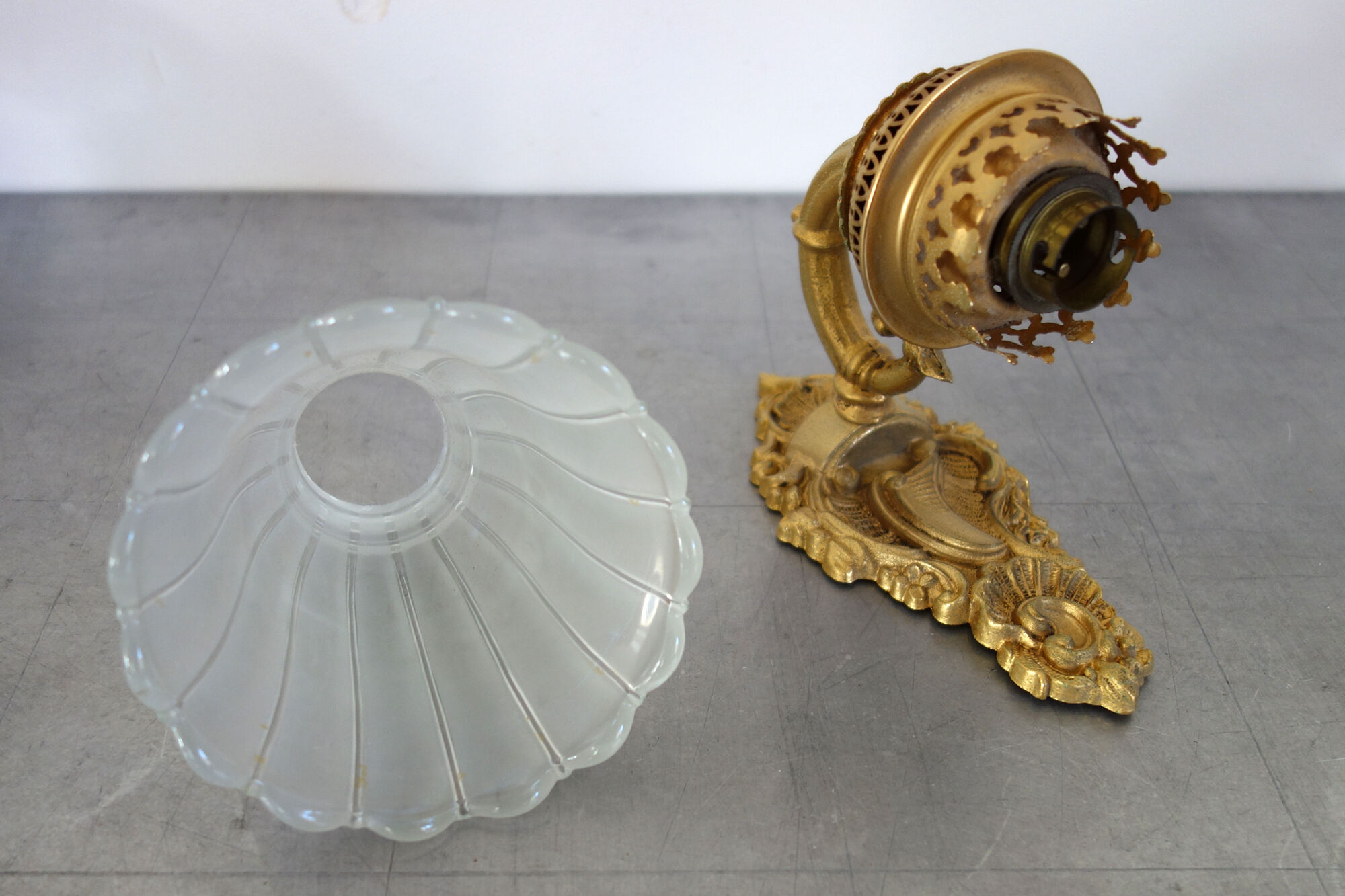 Pair of art deco/ vintage art nouveau wall lamps