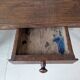 Campaign table in solid oak, Directoire style.