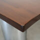 Italian walnut and chrome desk