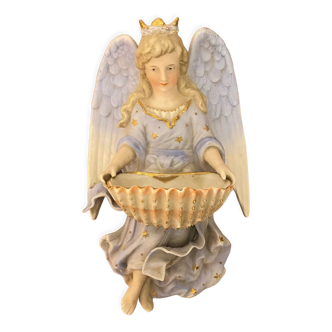 Angel benitier in biscuit
