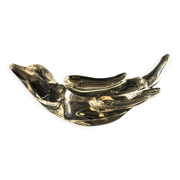 Vide-poche oiseau en cristal de vannes le châtel