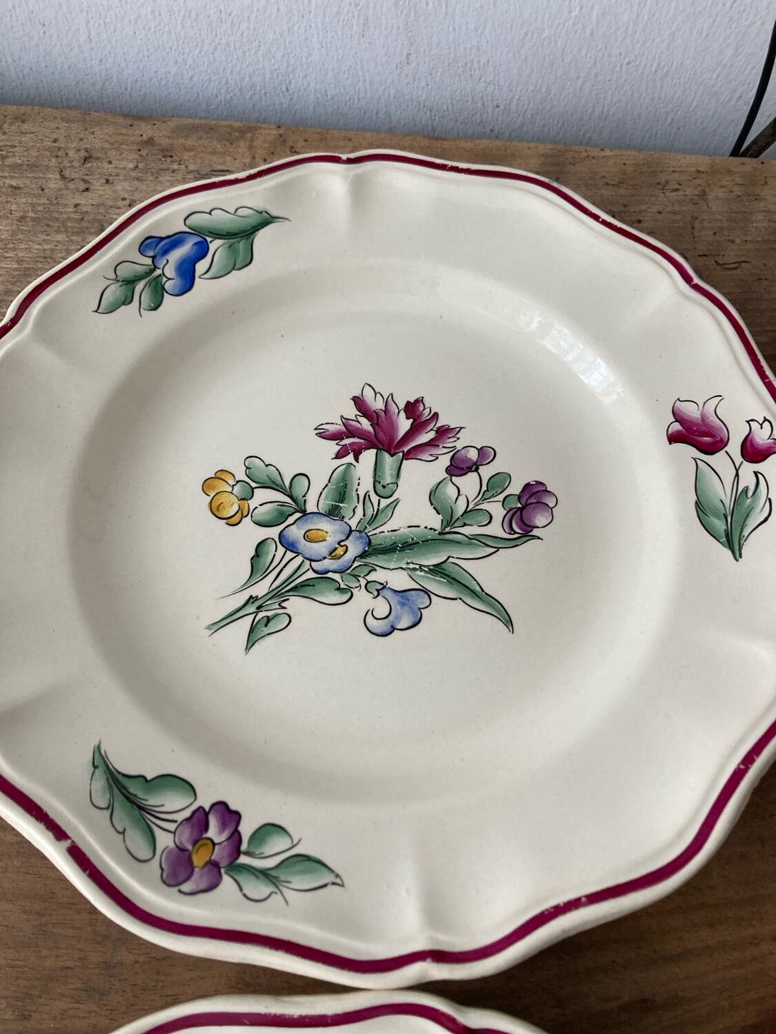 4 digoin sarreguemines cambet plates