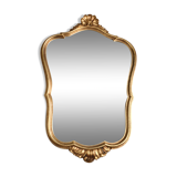Old golden mirror rococo