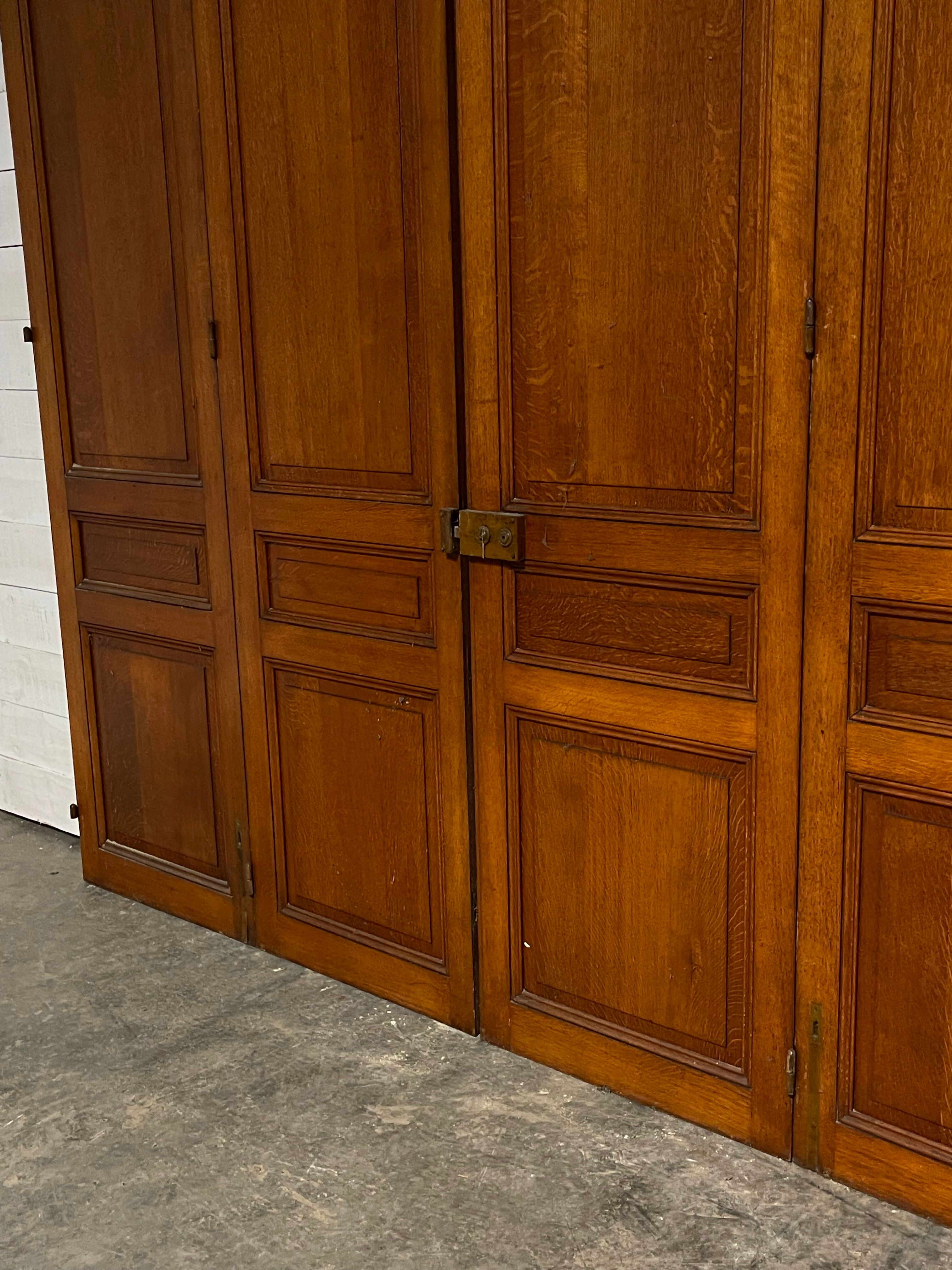 Old oak doors