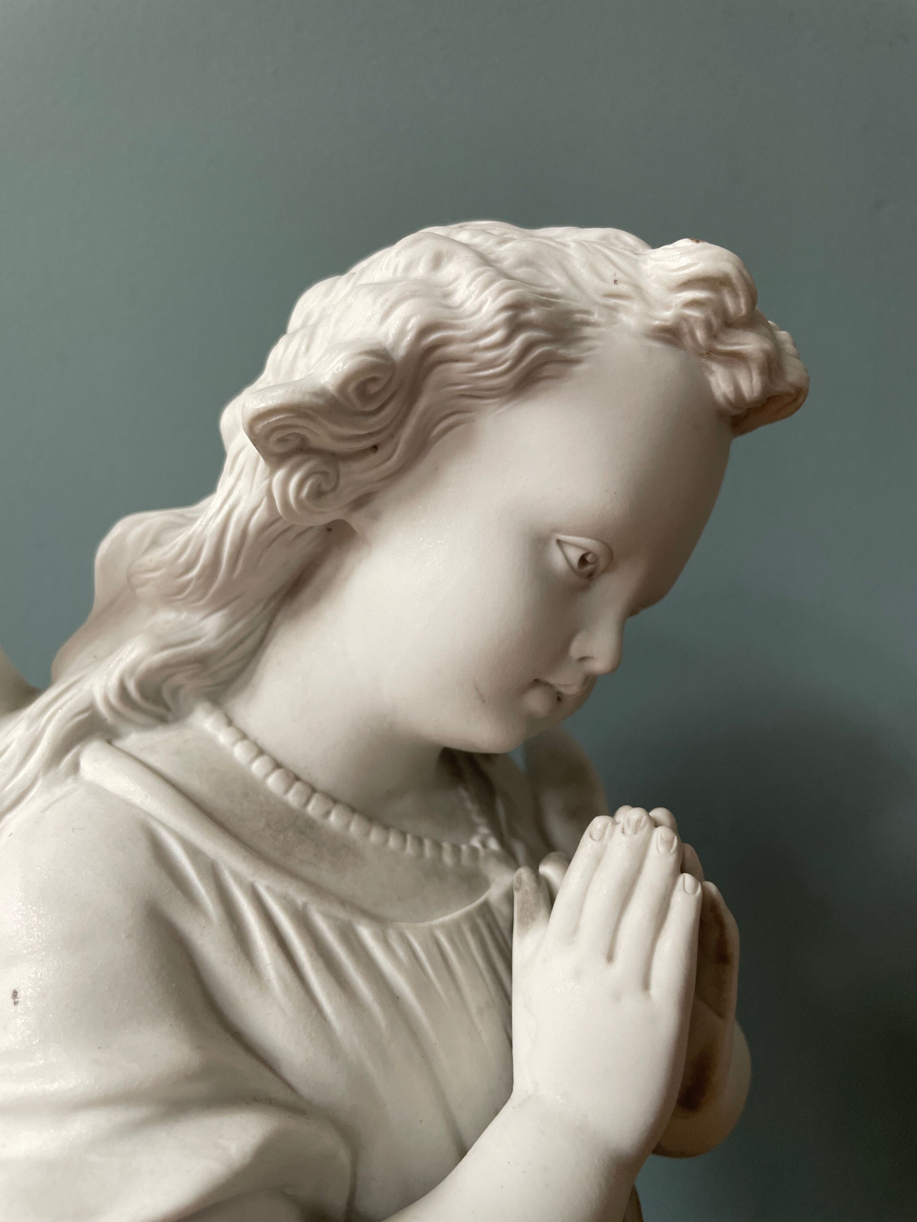 Angelot biscuit of the nineteenth signed