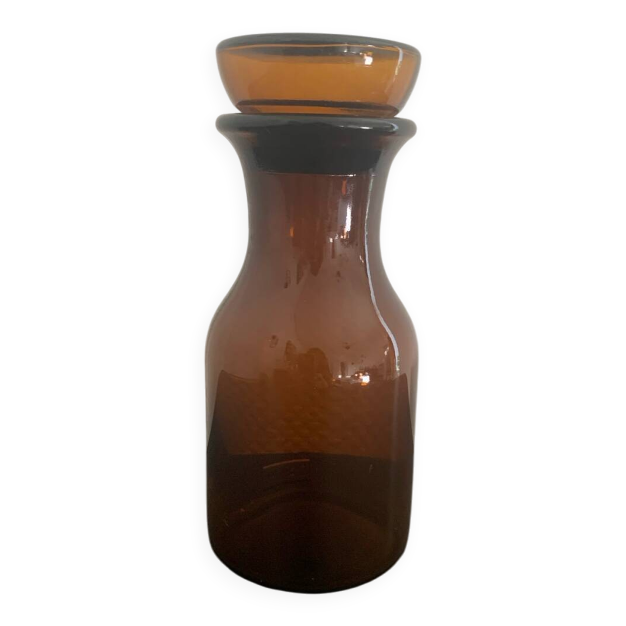 Pot verre ambré Container Made in Belgique