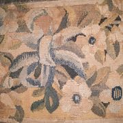 Faiteuil Louis XIII upholstered in part from the 17th century