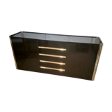 Lacquered and brass sideboard edited by Marie Sabot in the 70
