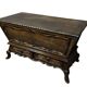 Louis XV style kneading trough in solid walnut