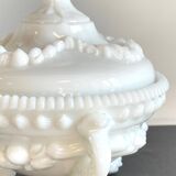 Vintage opaline glass candy dish
