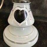 1079 Table lamp (1) - Art Nouveau - Enamelled Opaline