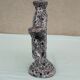 Ceramic candle holder fat lava