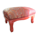 Restored red footrest