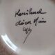 Large hand painted picher. Kerhuel.