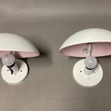 Pair of modular “Louis Poulsen Design” wall lights.