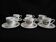 Six sarreguemines cups and saucers, obernai model