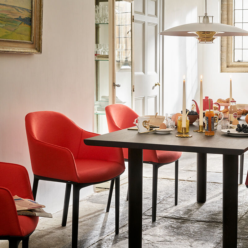 Softshell plano armchair by Ronan and Erwan Bouroullec for Vitra