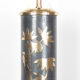 Set of 2 Chinese vintage table lamps with bamboo decor