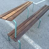 Banc d'école industriel Mullca 1960s