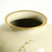 40s porcelain vase with handpainted wildlife motifs from PMR Bavaria Jaeger
