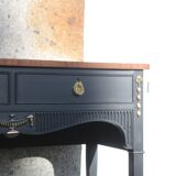 Restored antique console – Haussmannian elegance & velvet finish