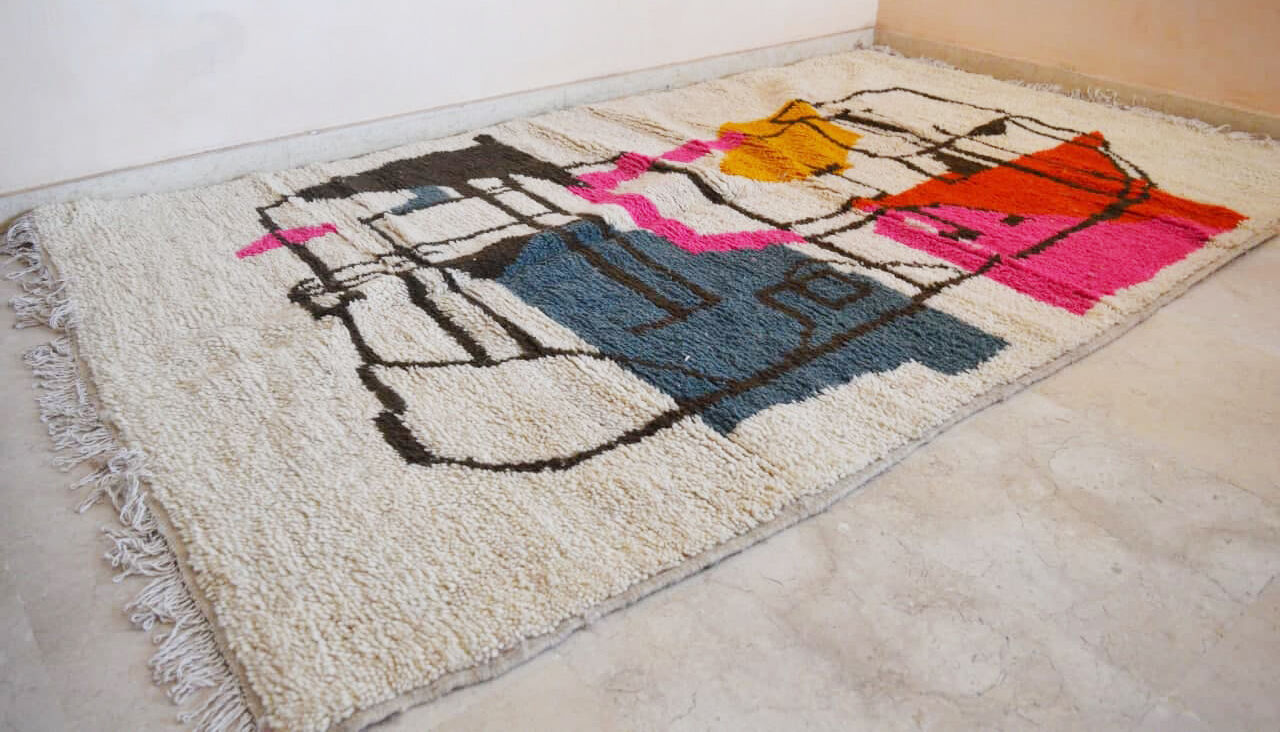 Moroccan berber carpet 260x150cm