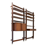 Set of 2 Italian wall bookshelves, 1960s,
