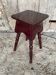 Vintage Bordeaux Turned Legs Wooden Stool #D546