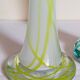 Duo of makora blown glass soliflores (krosno, poland) 1970s