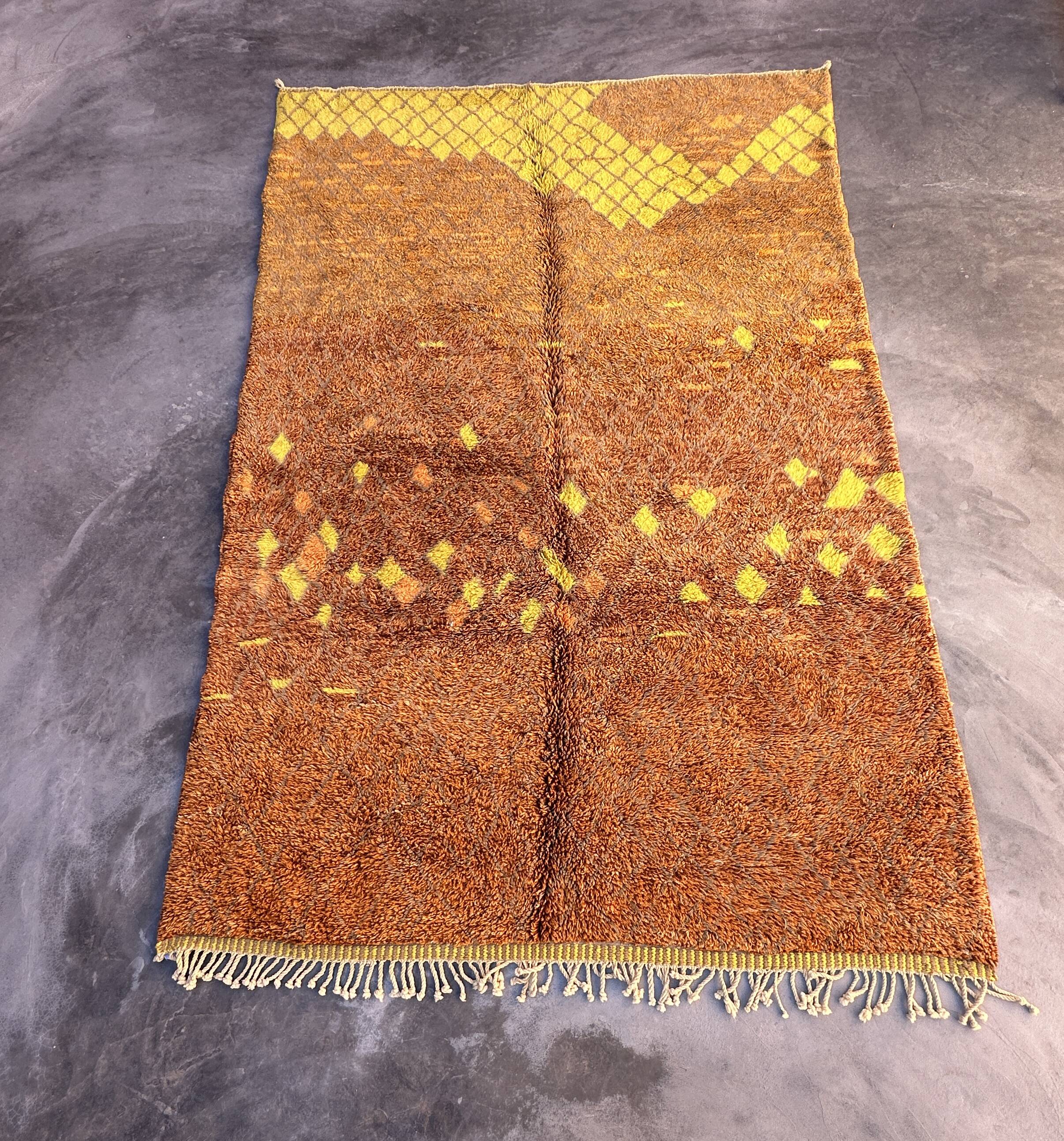 Moroccan rug Beni M'Rirt orange - 316 x 211 cm