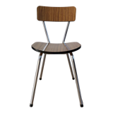 Brown formica chair 70s